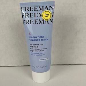 Freeman Sleepy Time Whipped Facial Mask 3 fl oz Leave Me On Hyaluronic Acid